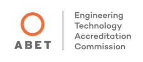 Logo for the Engineering Technology Accreditation Commission of ABET, www.abet.org.