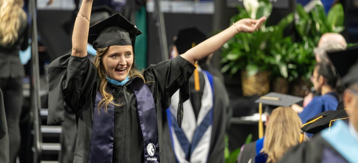 More than 700 online students are scheduled to graduate in ODU's 2024 Fall Commencement ceremony.