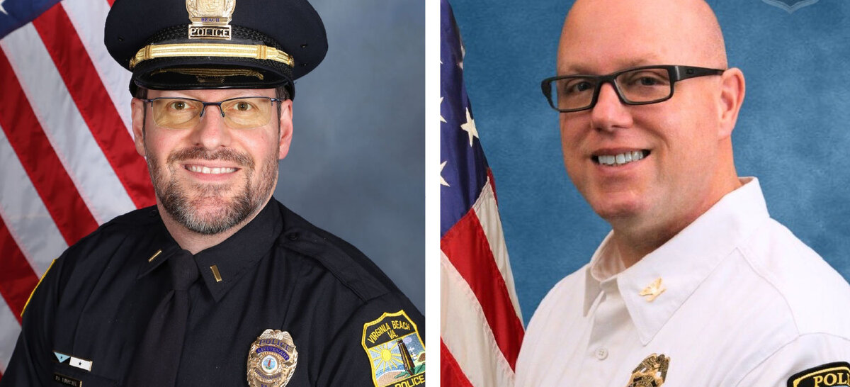 David Tankersley, left, and Brad Eilert received online criminal justice degrees through ODUGlobal.