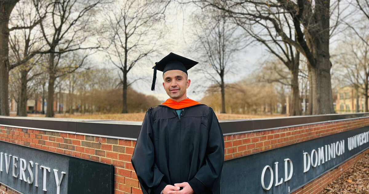 Sadiq Omer ’24 started his journey to a master's in engineering as an international student from Iraq with support from ODUGlobal staff.