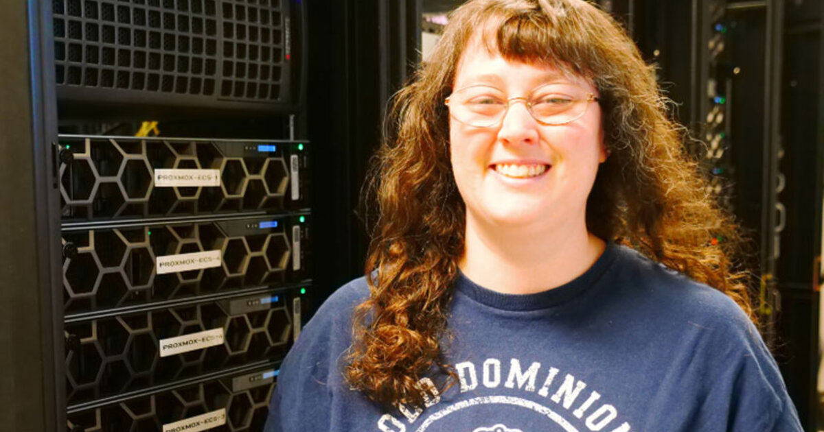 Lindsey Frew '22 is the first graduate from ODU's online graduate certificate equipping high school teachers to teach dual enrollment courses in computer science.