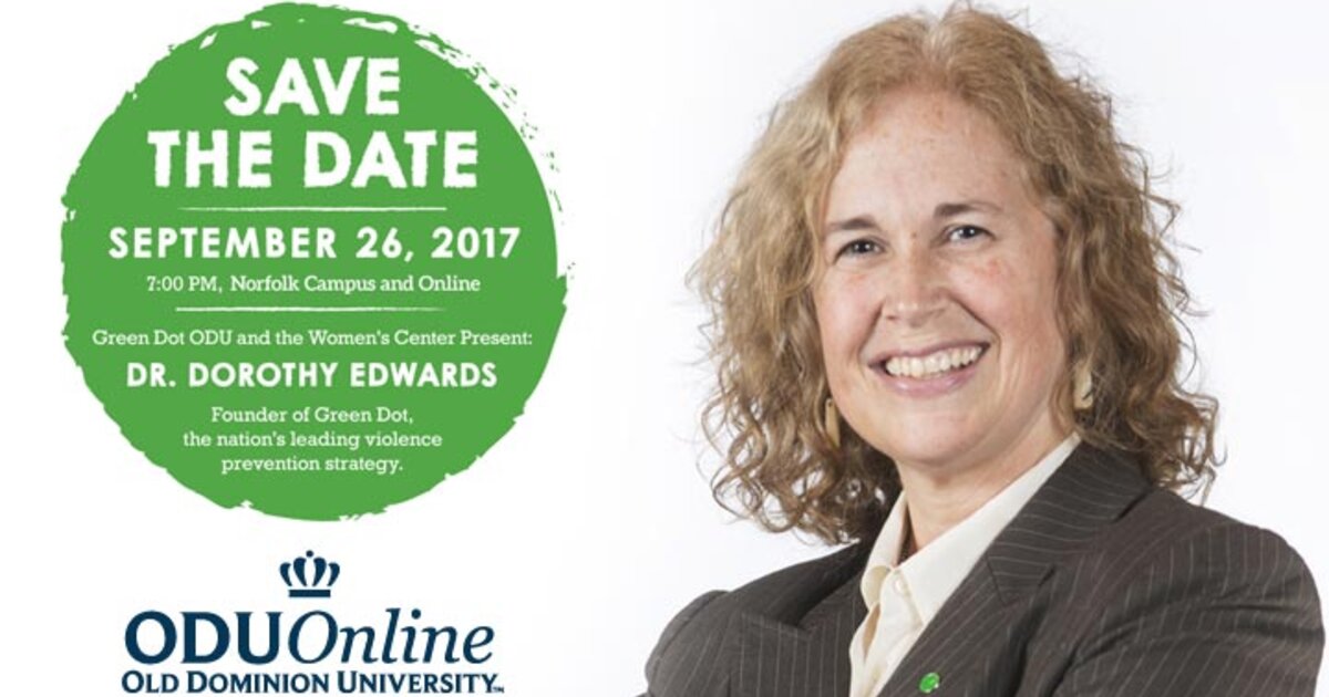 Save the date image featuring Dr. Dorothy Edwards