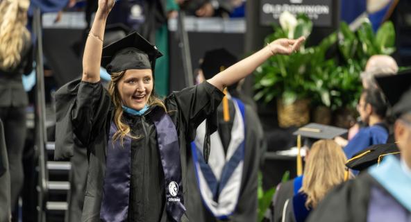 More than 700 online students are scheduled to graduate in ODU's 2024 Fall Commencement ceremony.