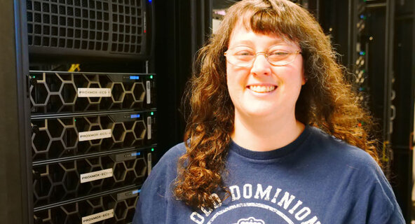 Lindsey Frew '22 is the first graduate from ODU's online graduate certificate equipping high school teachers to teach dual enrollment courses in computer science.