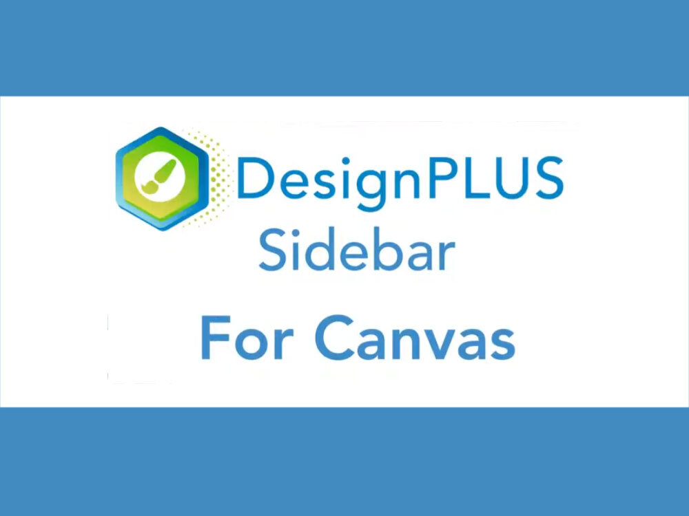 DesignPLUS Sidebar for Canvas