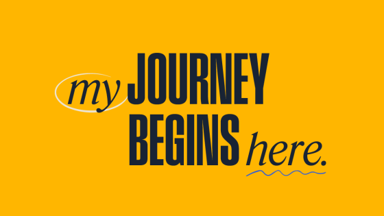 My Journey Begins Here | ODUGlobal | Gold Background