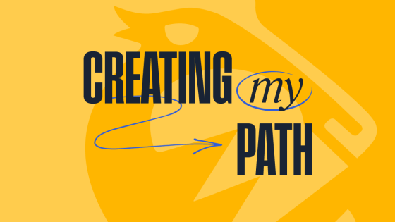 Creating My Path | ODUGlobal | Gold Background with Lion logo