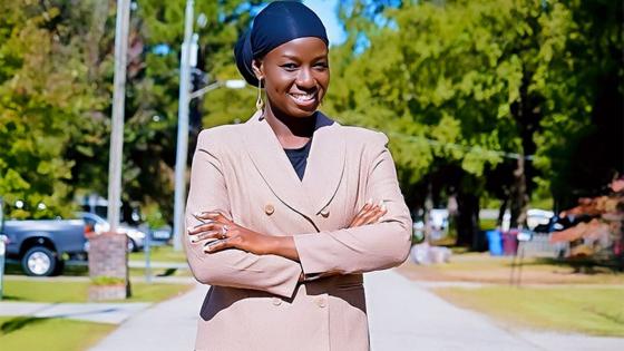 Safiou Olossoumare earned her citizenship while serving in the Navy and her bachelor's degree through ODUGlobal.