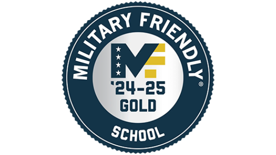 Military Friendly School 2024-25 Gold Award by Viqtory