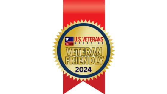 Recognized as a Veteran-Friendly School by U.S. Veterans Magazine