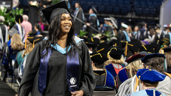 ODU's graduating class of online students represents 35% of ODU’s 2,830 total Spring Commencement 2025 class,
