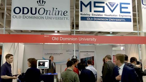 ODUOnline booth at the Hannover Messe trade show