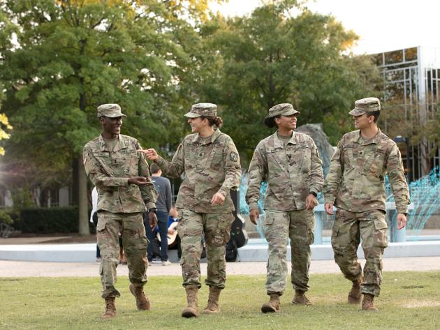 military on campus