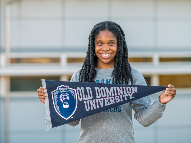ODU online student Raven Morris