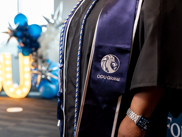 Online students represent 46% of ODU’s 1,638 total Fall 2025 graduates, which includes online students from 39 states and seven countries.