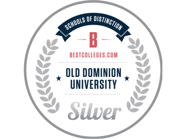 Best Colleges Dot Com silver award seal