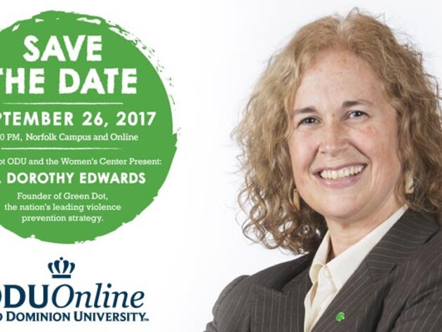 Save the date image featuring Dr. Dorothy Edwards