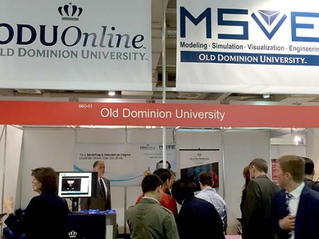 ODUOnline booth at the Hannover Messe trade show