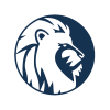 Stylized lion head profile from ODUGlobal logo
